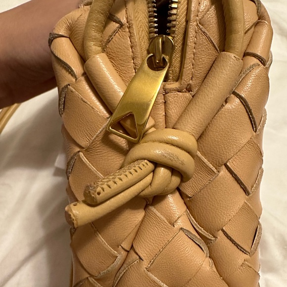 Authentic Bottega Veneta Mini Loop Camera Bag in Almond - Picture 14 of 14